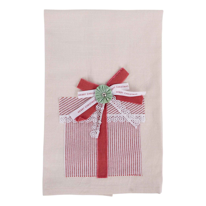 Glory Haus Merry Christmas Present Tea Towel - Lavish Boutique