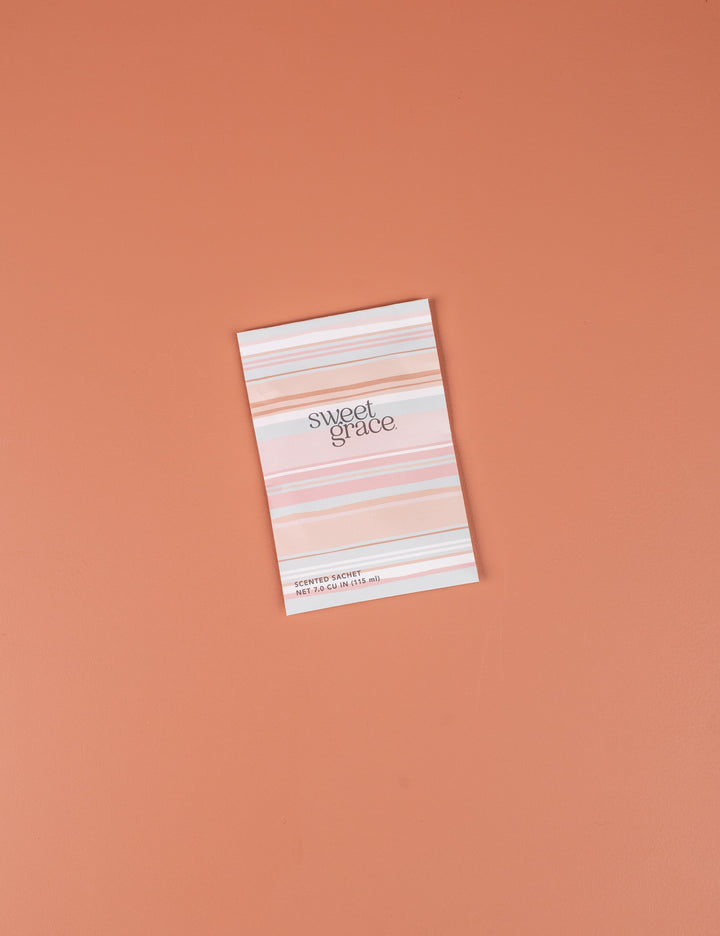 Sweet Grace striped scented sachet envelope