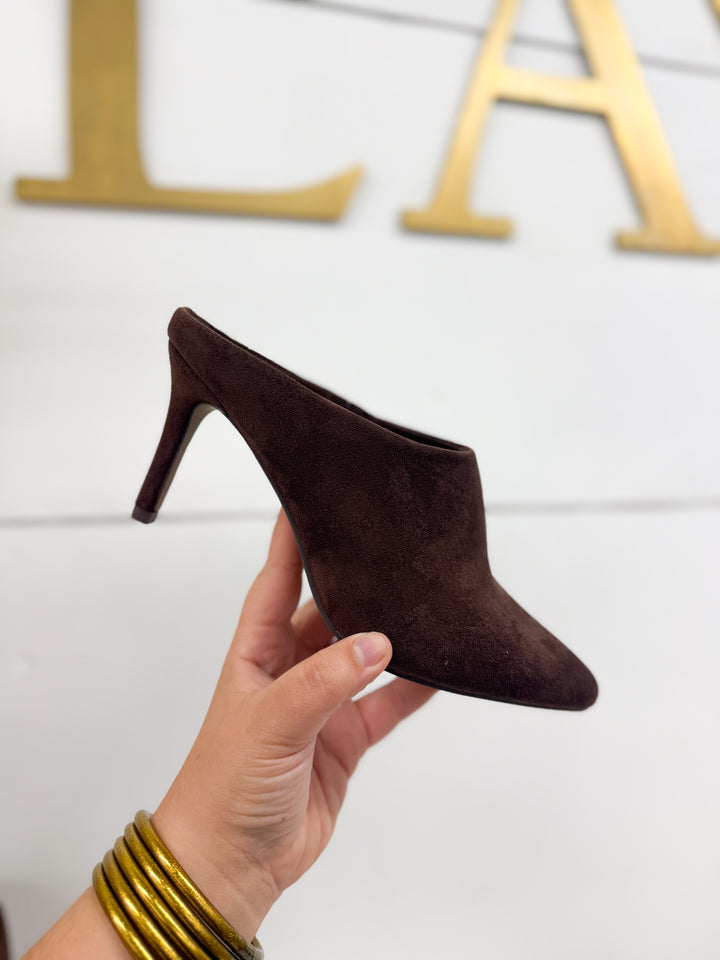 Corkys Sneek Peek Kitten Heel Mule