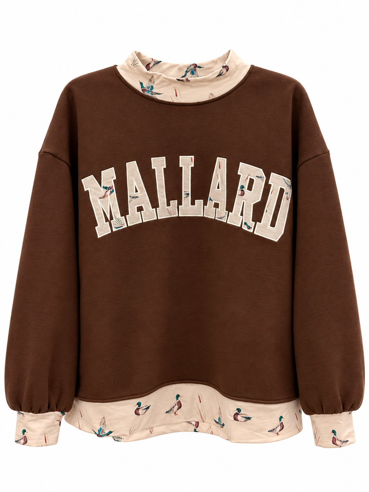 The Lavish Label Embroidered Mallard Top