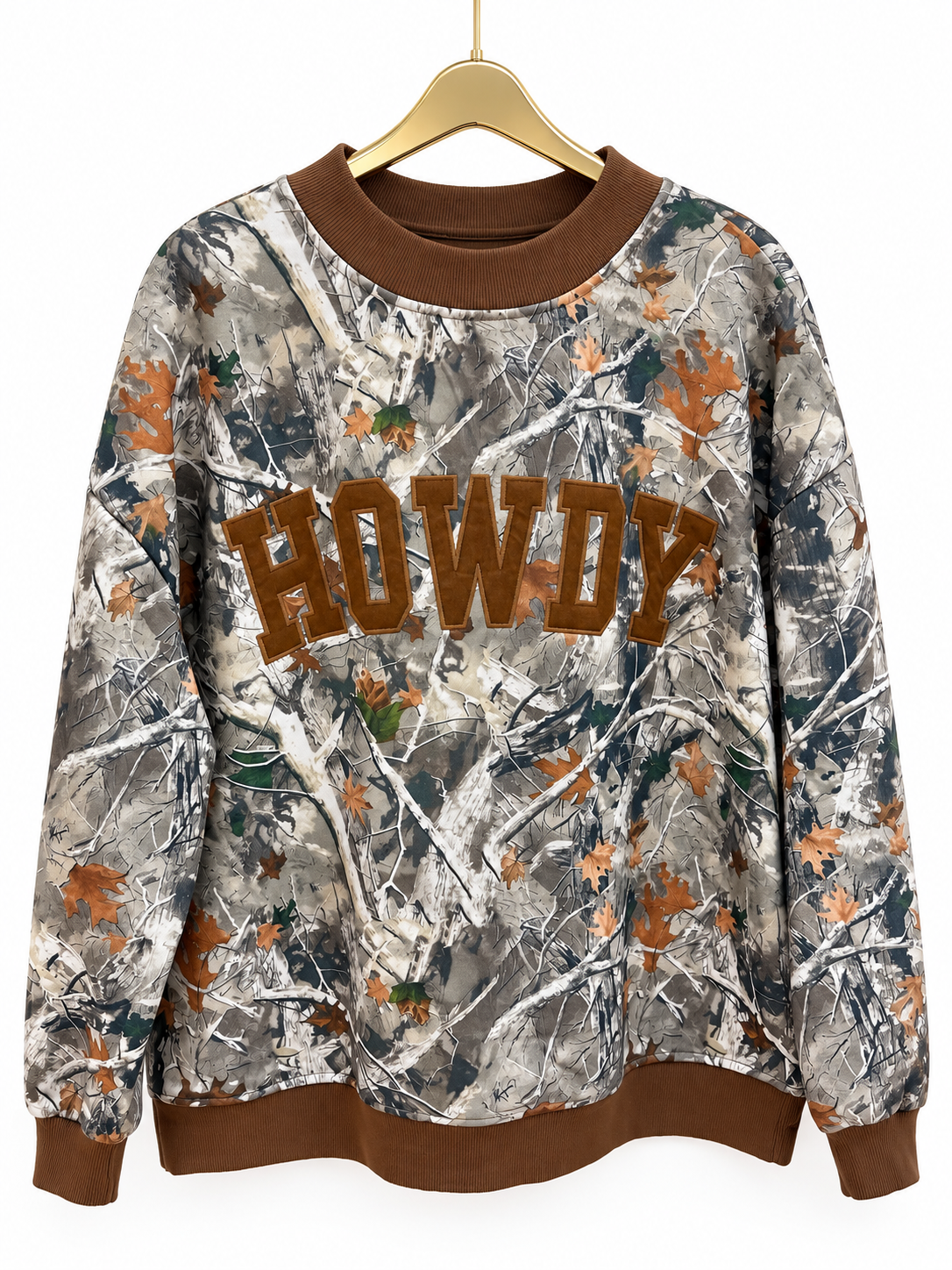 The Lavish Label Camo Howdy Top