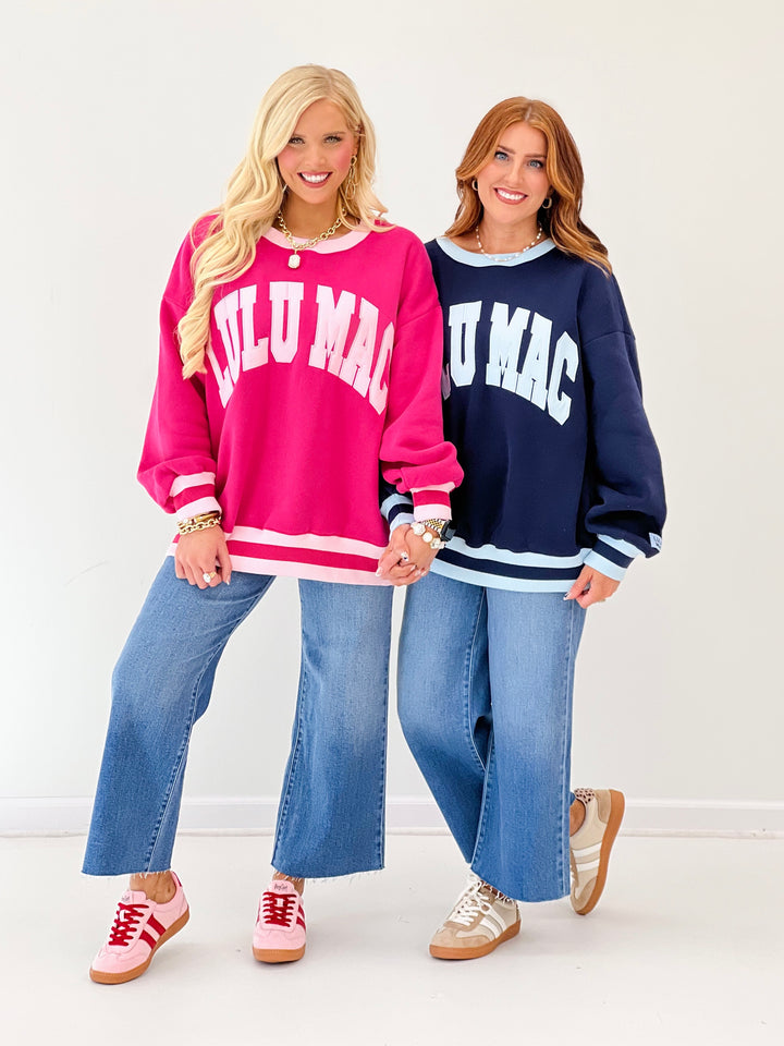 LuLu Mac Social Society Crew Neck Sweatshirt