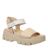 NAKED FEET - ALLOY in BEIGE Platform Sandals