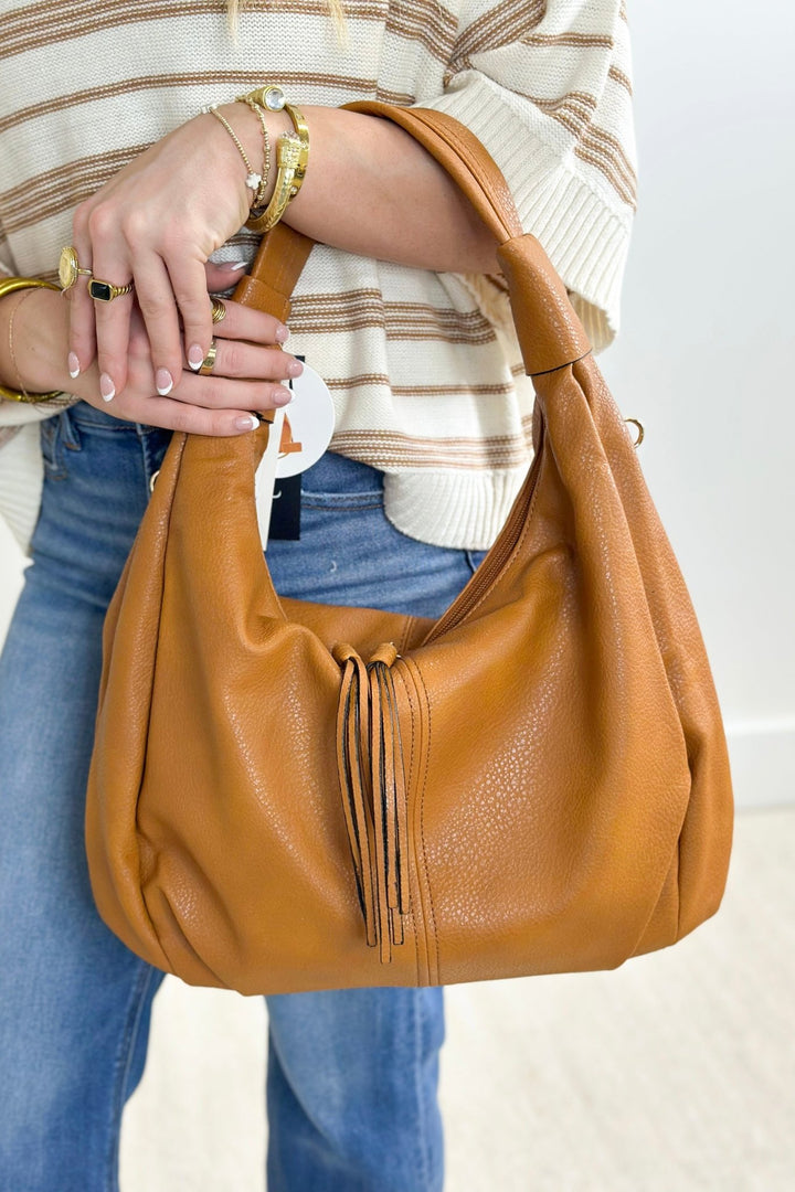 Brown Satchel Crossbody Bag - Lavish Boutique Accessories