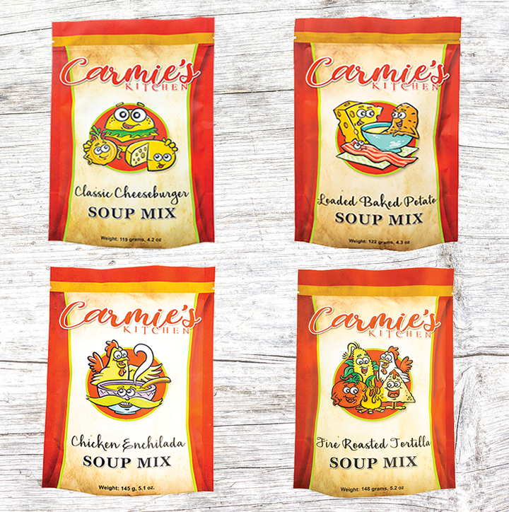Carmie's Kitchen soup mix packet