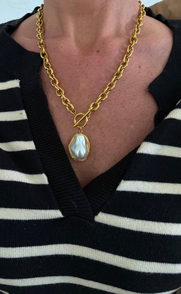Chan Sutt Pearl Drop Necklace - Lavish Boutique Accessories