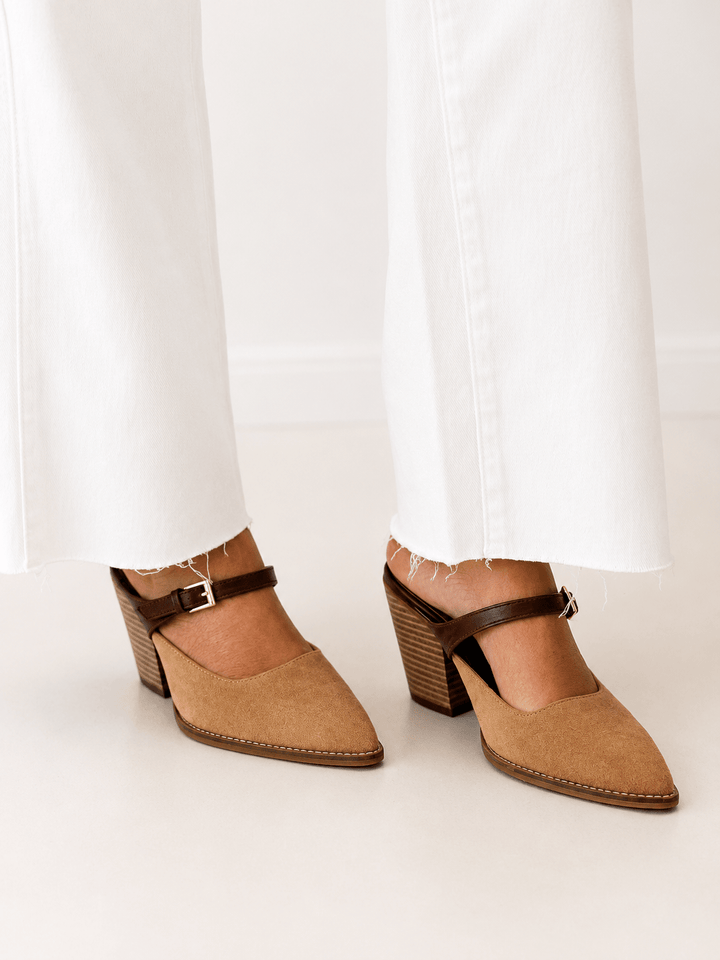Corky’s Sober Up Wedge in Tobacco Suede - Lavish Boutique10-SHOES