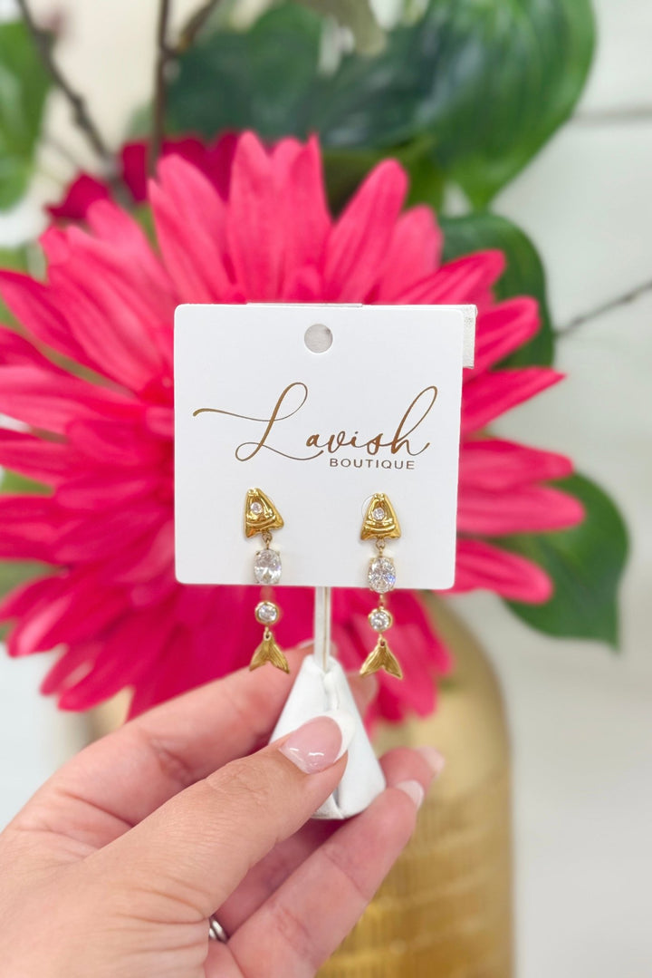 Hart Designs Fish Bone Earrings - Lavish Boutique Accessories