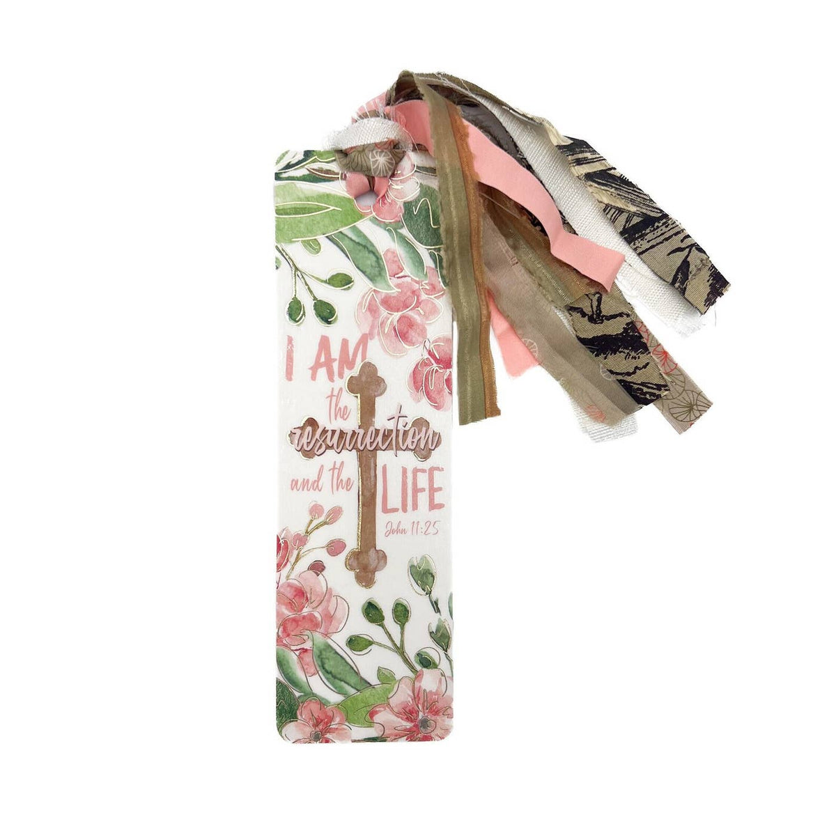 I Am Bible bookmark with a hanging tassel