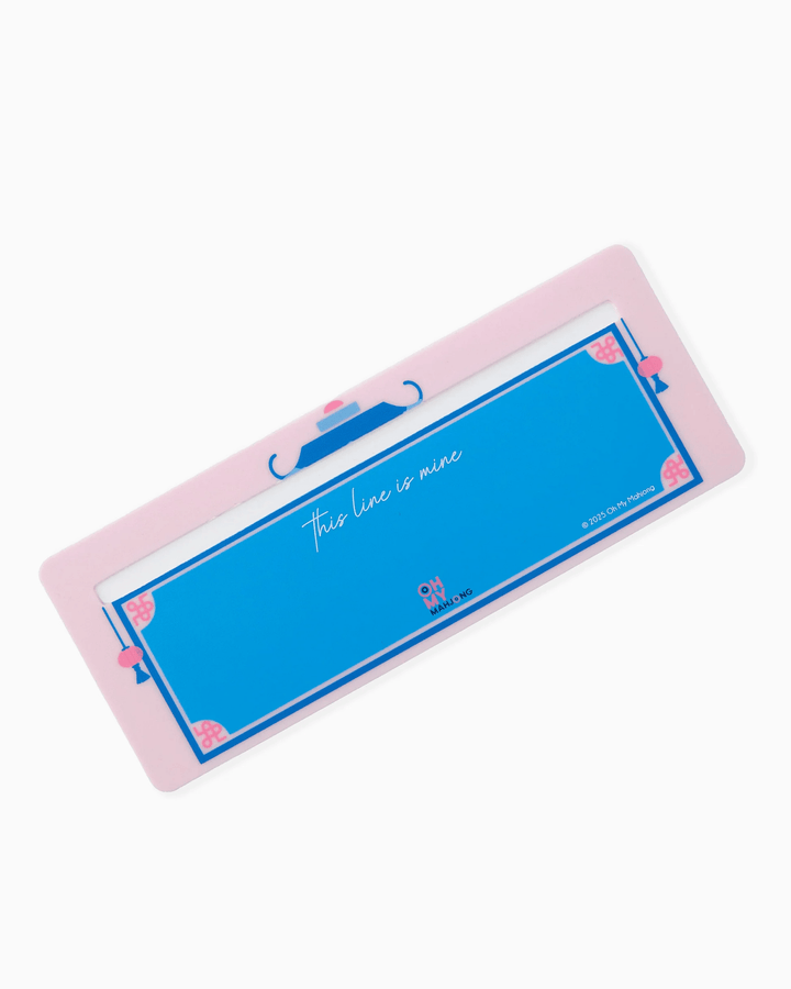 Light pink mahjong card line finder