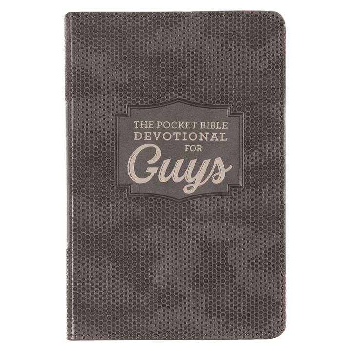 Pocket-size Bible devotional written for guys