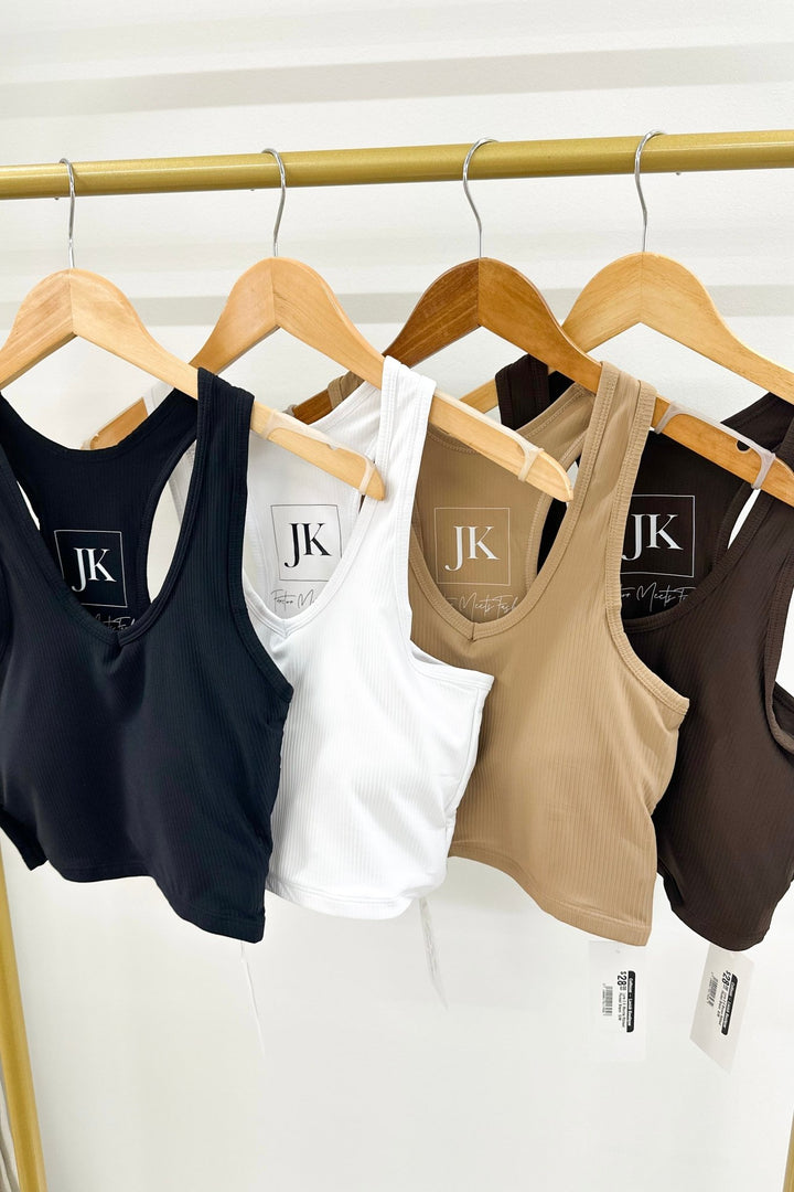 Ribbed Pocket Brami *final sale* - Lavish Boutique Tops