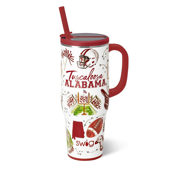 Swig Tailgates in Tuscaloosa Mega Mug 40oz - Lavish Boutique11-GIFTS