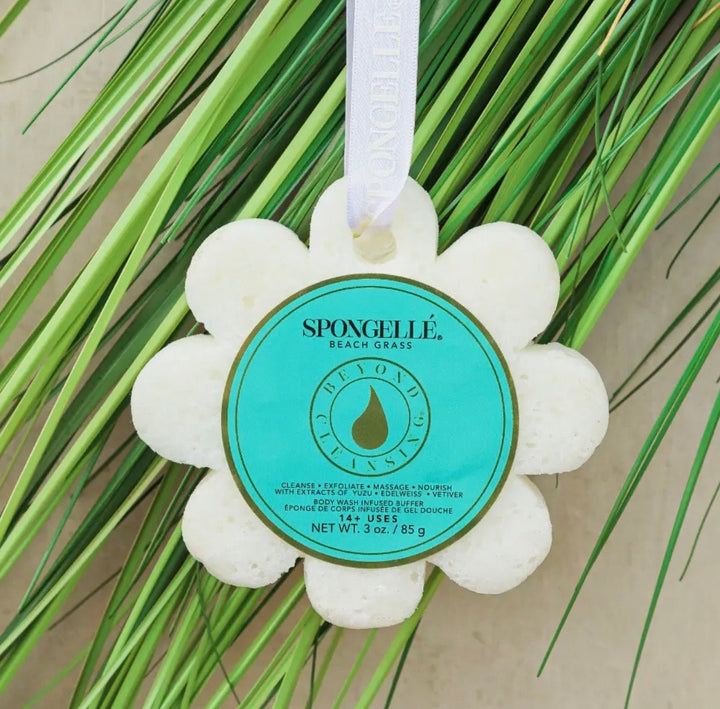 Wild Flower Spongelle body buffer in beach grass