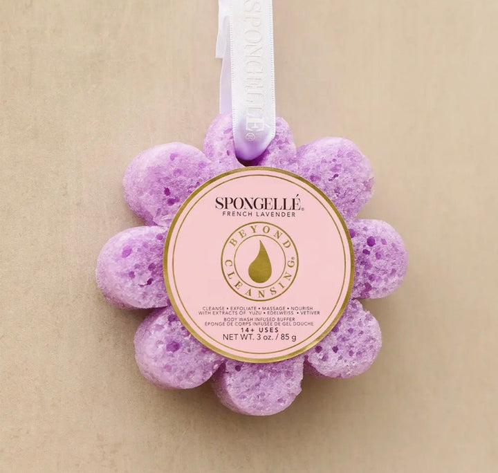 Wild Flower Spongelle body buffer in French lavender