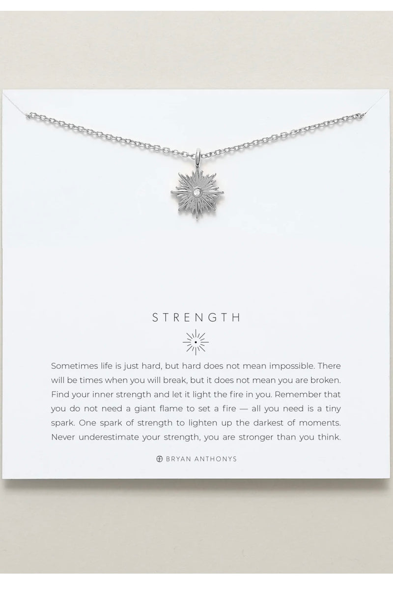 Bryan Anthonys Strength Necklace Silver
