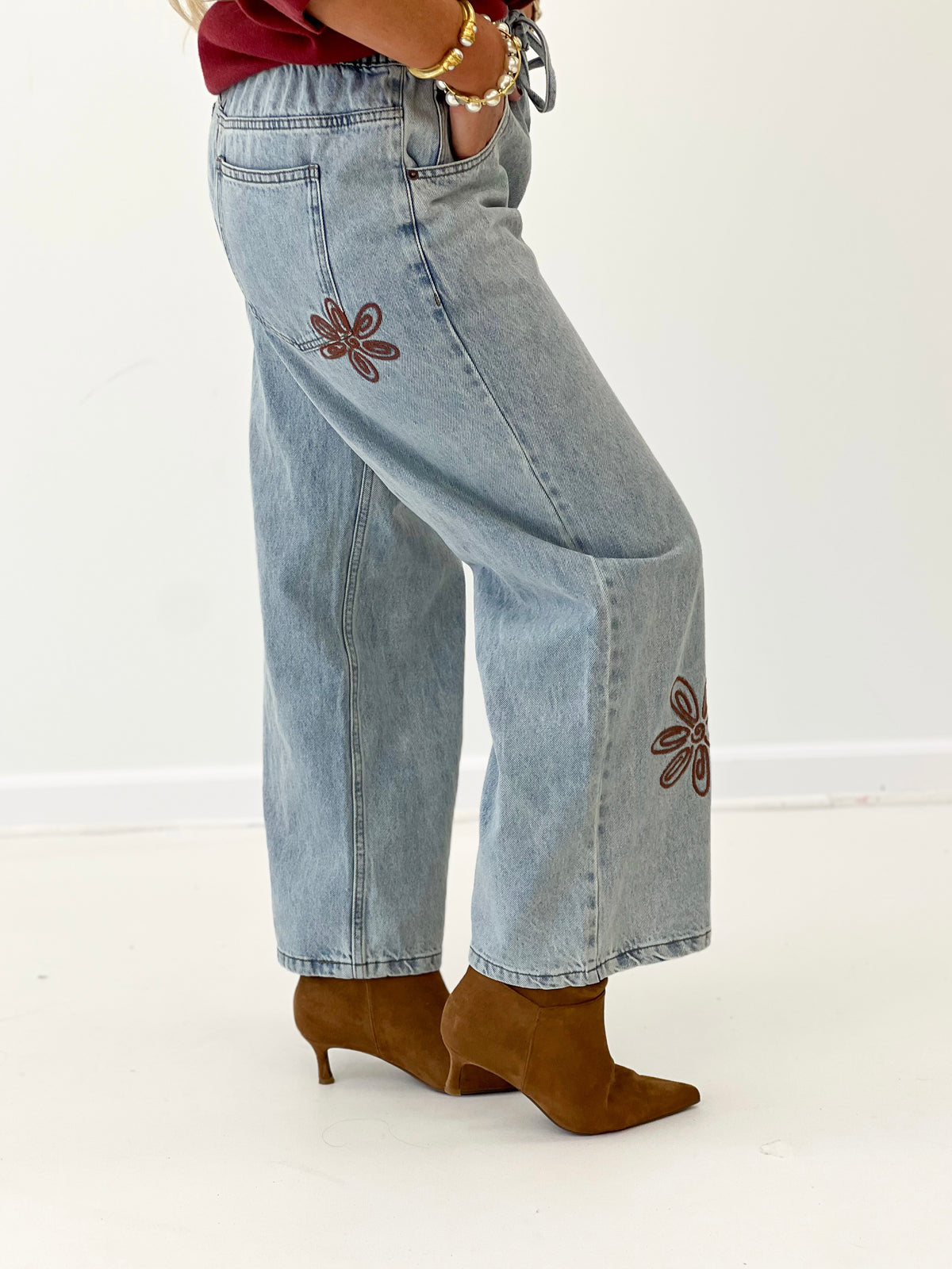 Mittoshop Flower Detail Pants