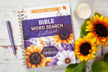 Broadstreet 100 Days of Kindness Word Search Devotional book cover 3
