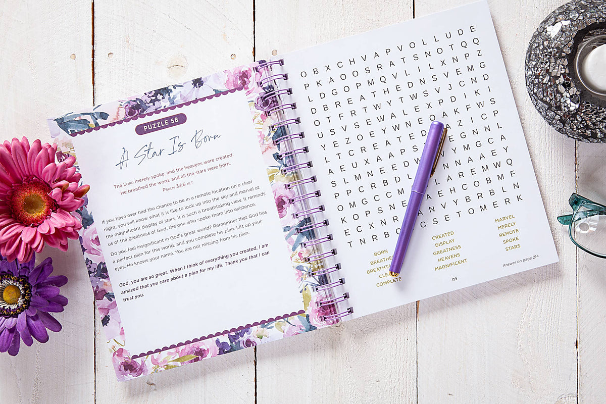 Broadstreet Bible Word Search Devotional Psalms book cover 2