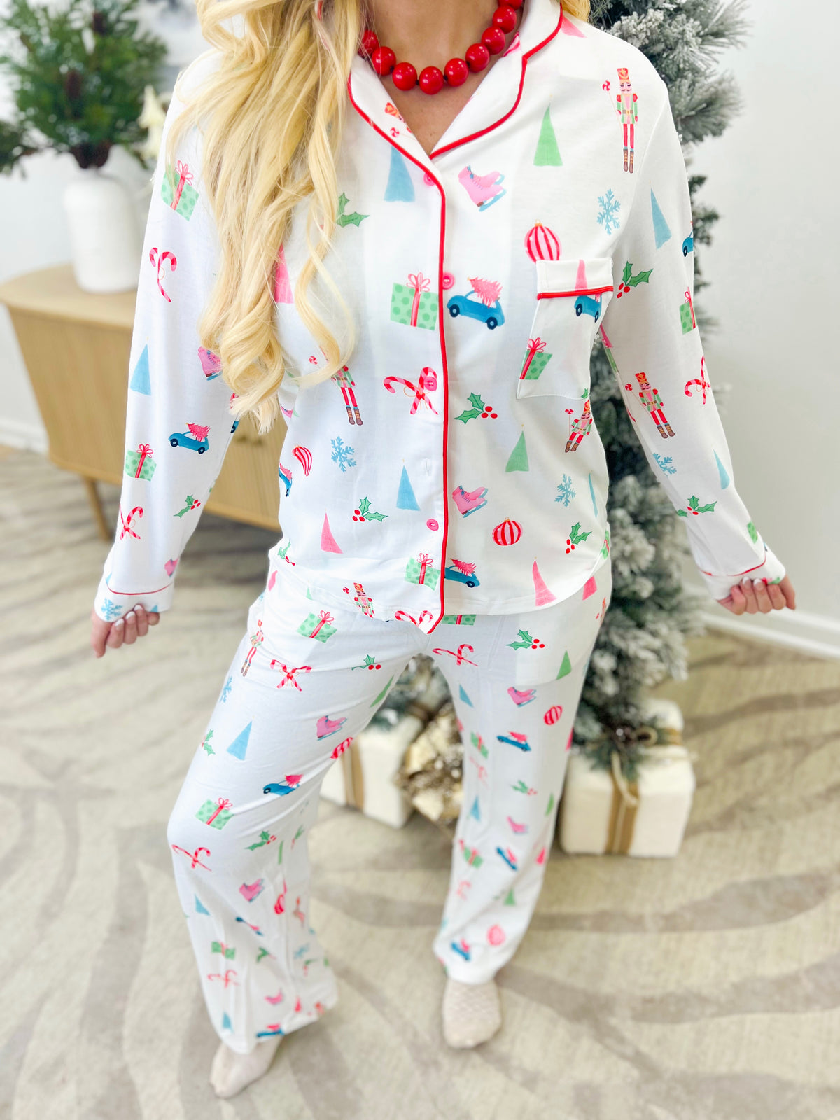 The Lavish Label Holiday Favorites Pajama Set