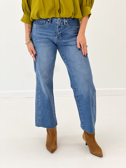 Mica Denim Mid-Rise Tummy Tuck Crop Jean
