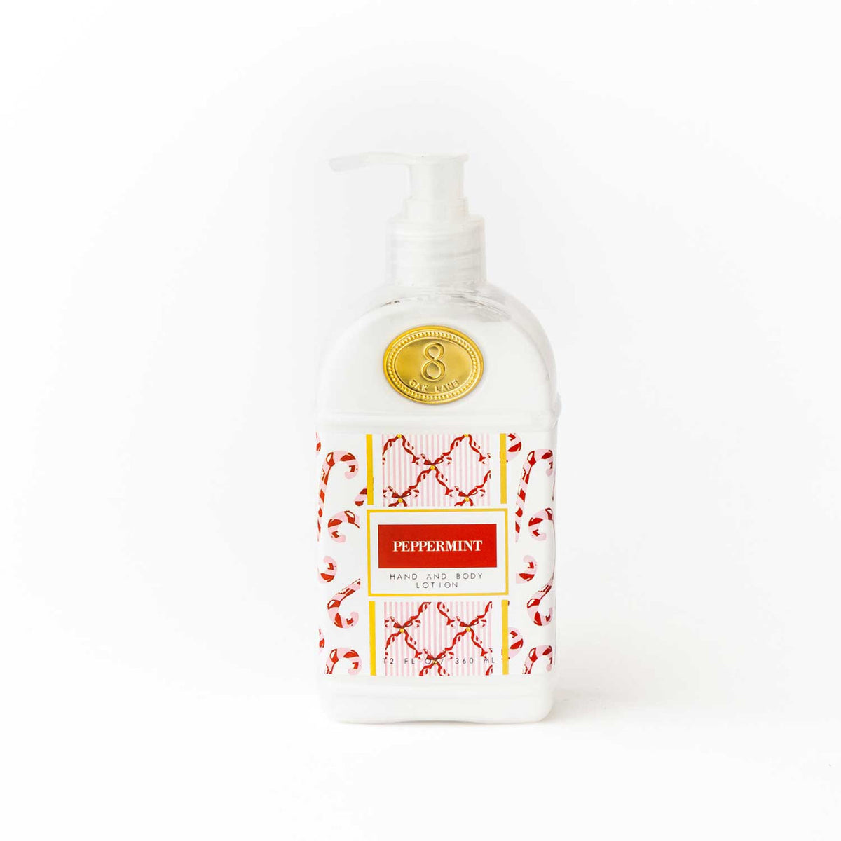 8 Oak Lane Peppermint Hand & Body Lotion bottle