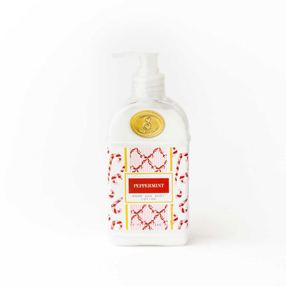 8 Oak Lane Peppermint Hand & Body Lotion bottle