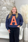 Washed Navy Long Sleeve Gameday Sweatshirt