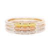 BuDhaGirl Clear Crystal Three Queens All Weather Bangles