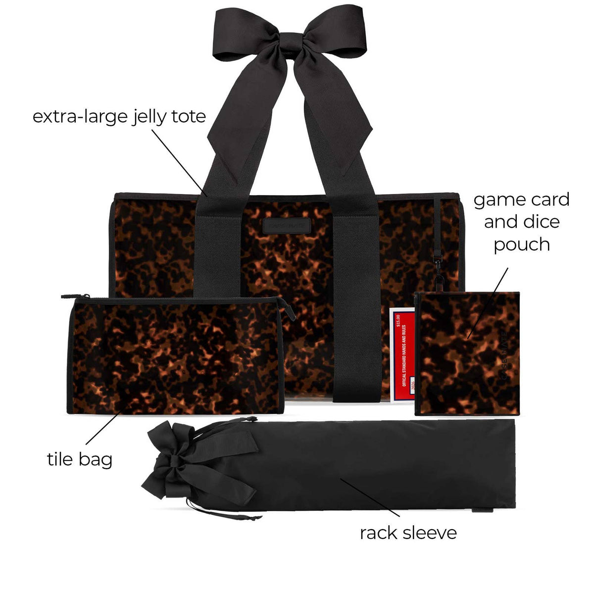 Case-Mate Mahjong Jelly Tote Set