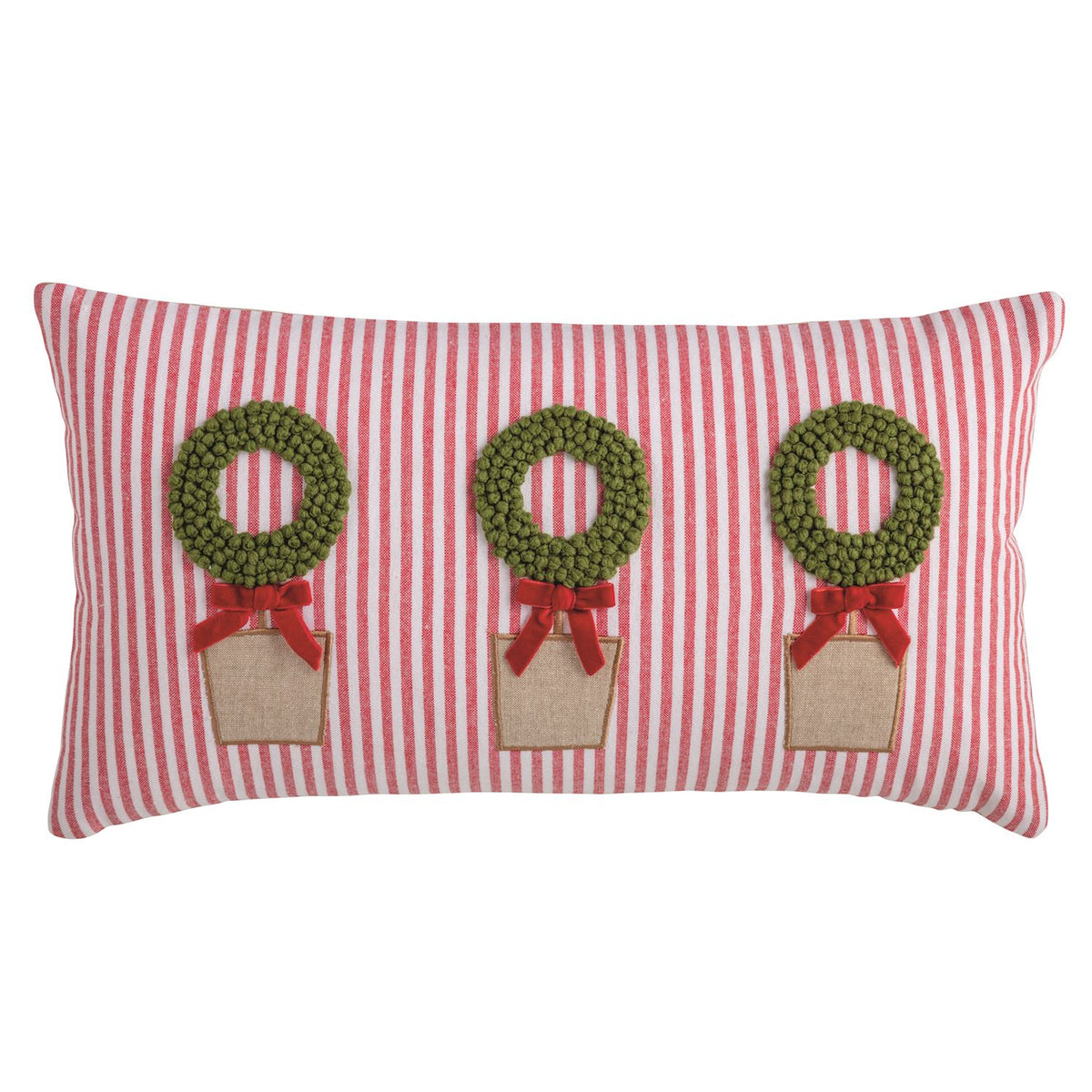 MudPie Topiary Lumbar Pillow
