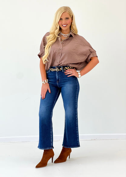 Glam Short Sleeve Balloon Shirt