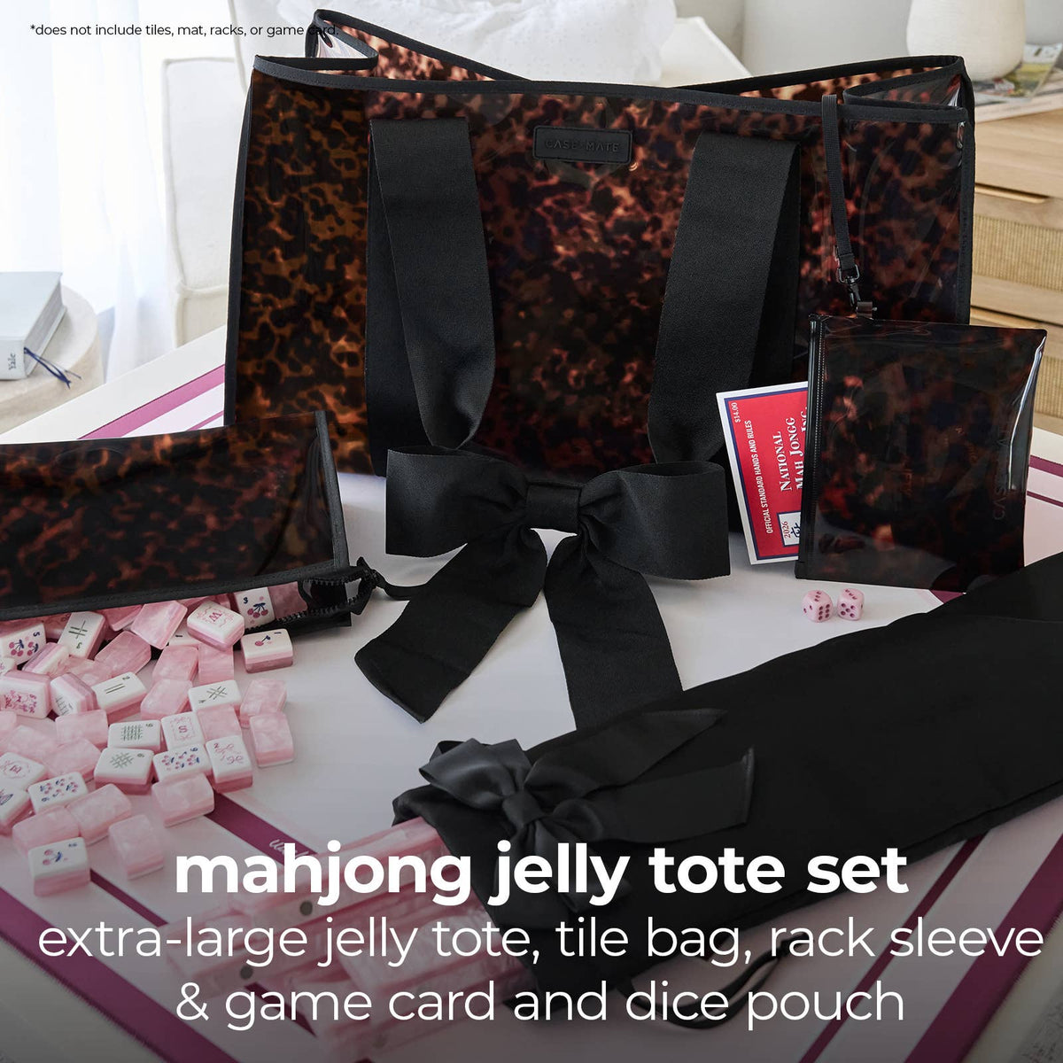 Case-Mate Mahjong Jelly Tote Set