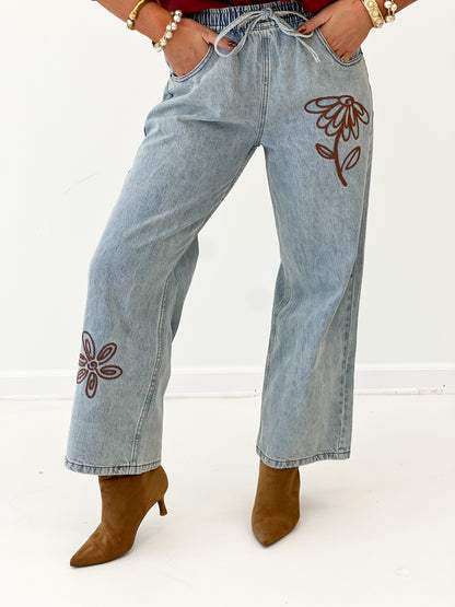 Mittoshop Flower Detail Pants