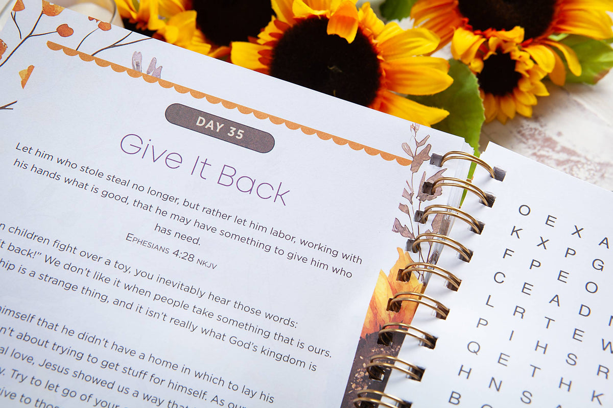 Broadstreet 100 Days of Kindness Word Search Devotional book cover 2