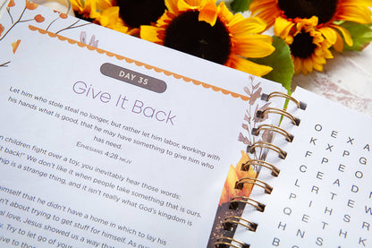 Broadstreet 100 Days of Kindness Word Search Devotional book cover 2