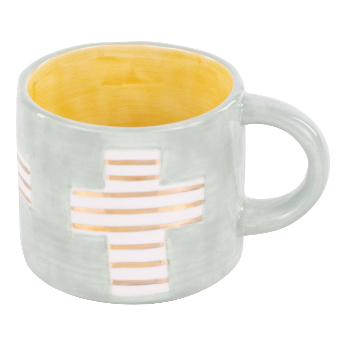 Glory Haus Gold Cross Mug - Lavish Boutique