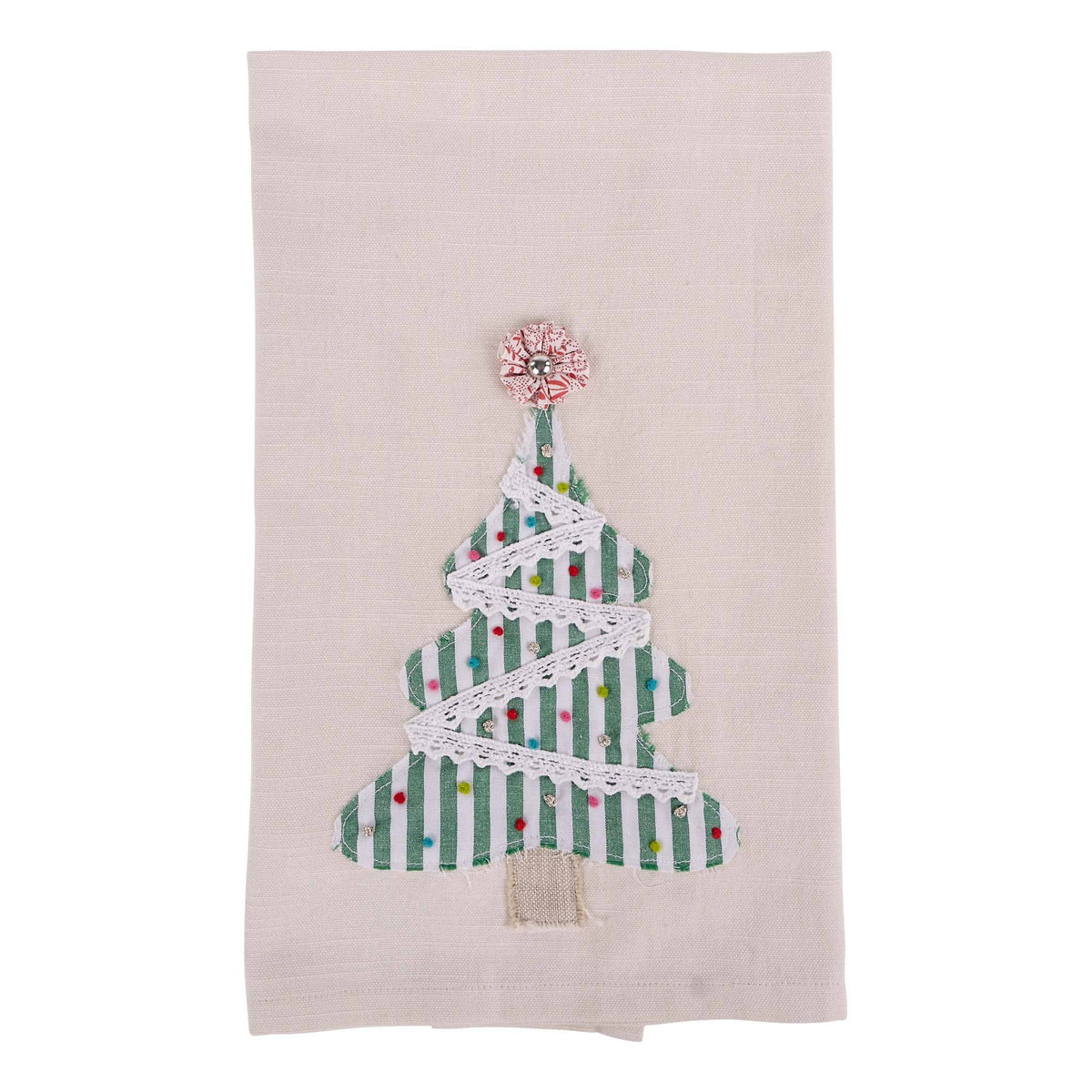 Glory Haus Merry & Bright Tree Tea Towel - Lavish Boutique