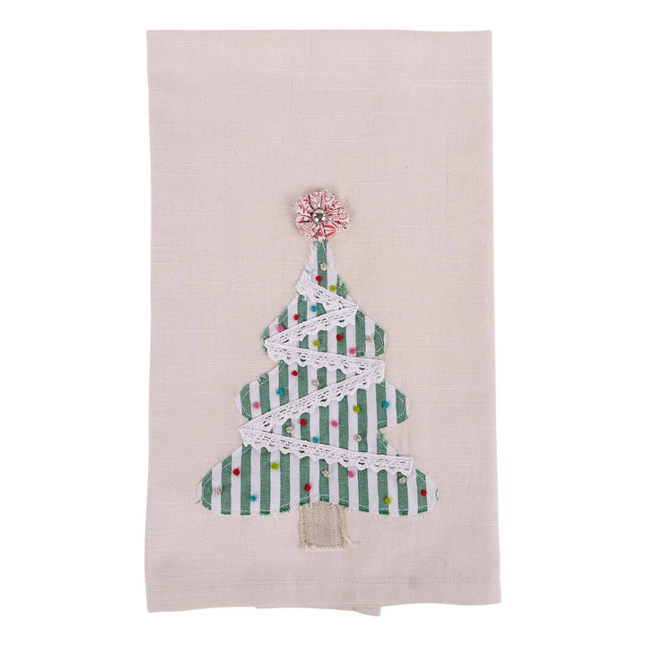 Glory Haus Merry & Bright Tree Tea Towel - Lavish Boutique