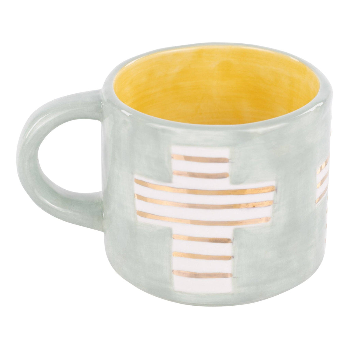 Glory Haus Gold Cross Mug - Lavish Boutique