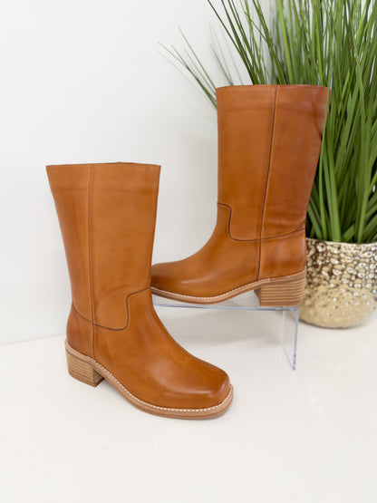 Antelope Celeste Tall Leather Boot