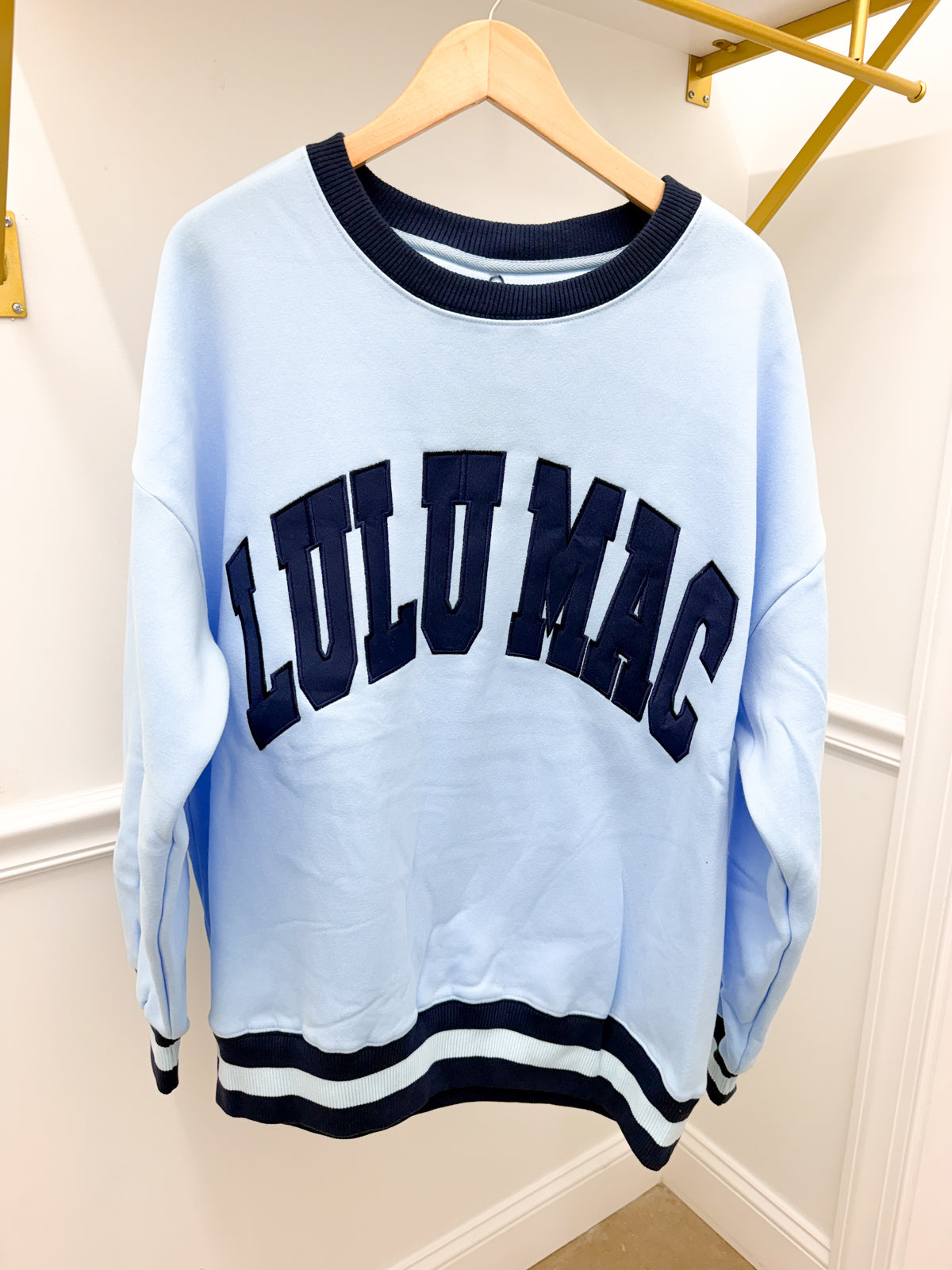 LuLu Mac Social Society Crew Neck Sweatshirt