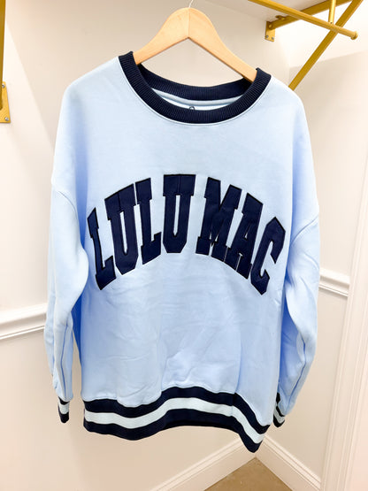 LuLu Mac Social Society Crew Neck Sweatshirt
