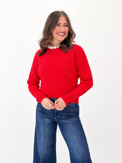Allie Rose Soft Ribbed Dolman Top
