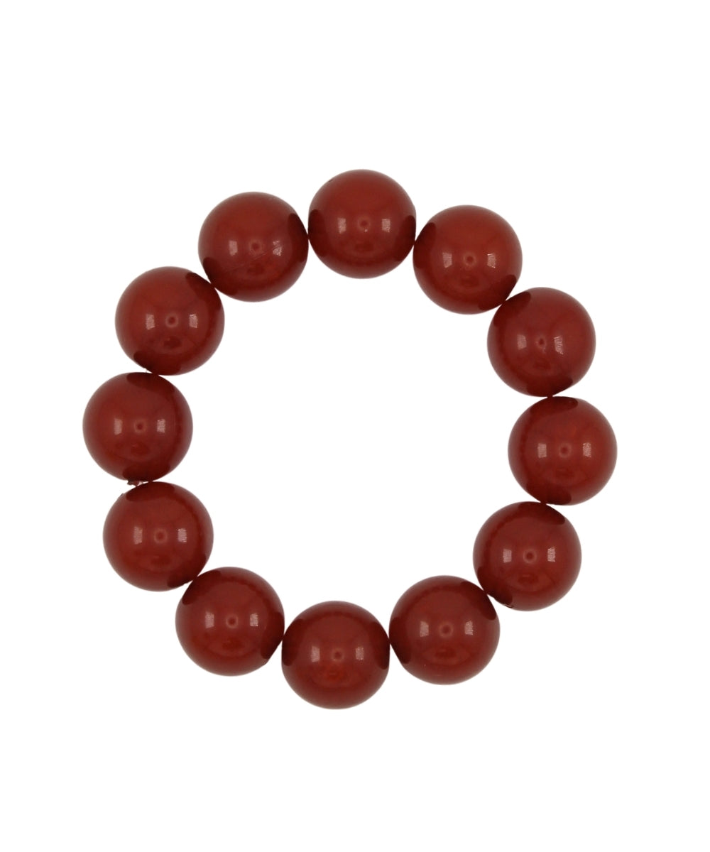Golden Stella Colored Ball Bracelet in Brown