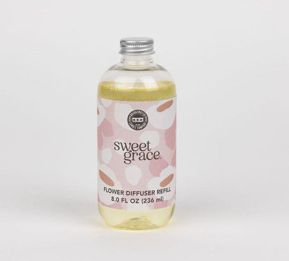 Sweet Grace dye-free flower diffuser refill bottle