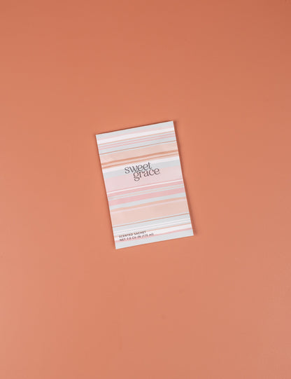 Sweet Grace striped scented sachet envelope