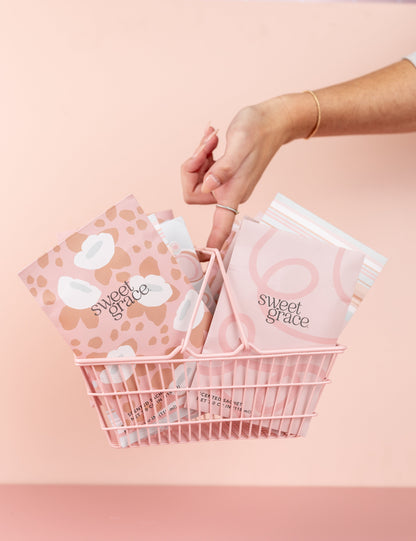 Sweet Grace sachet shown flat