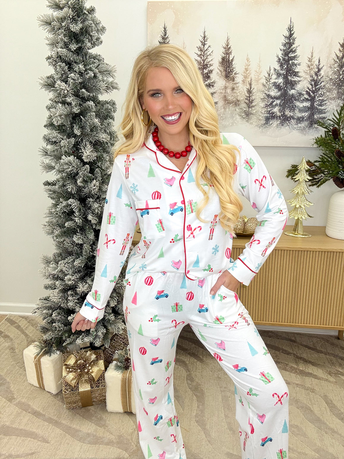 The Lavish Label Holiday Favorites Pajama Set
