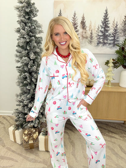 The Lavish Label Holiday Favorites Pajama Set